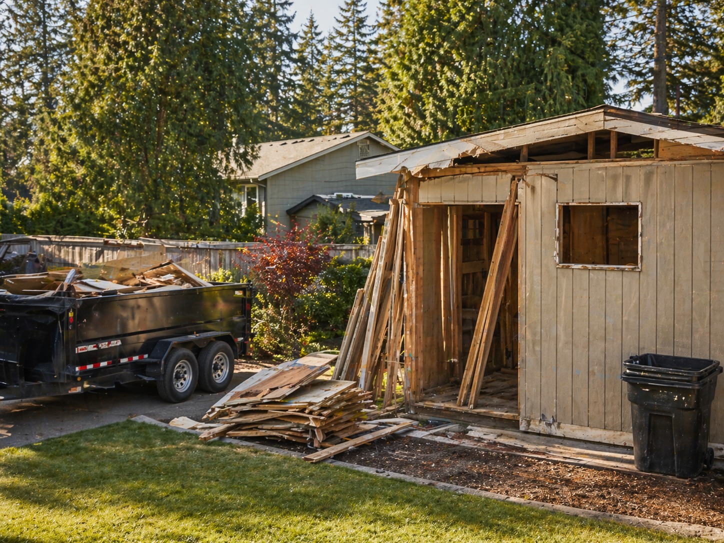 Fence and exterior repair project
